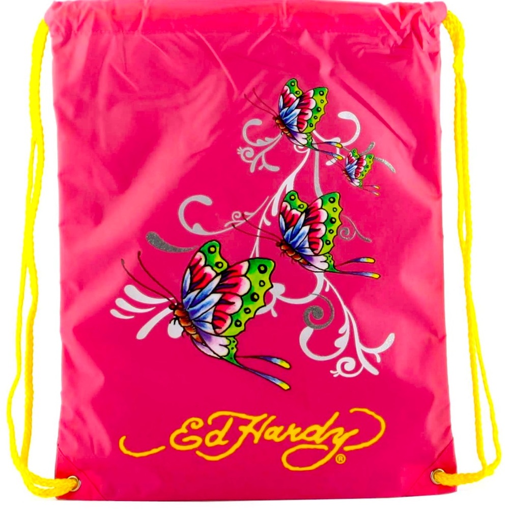 Ed Hardy drawstring backpack